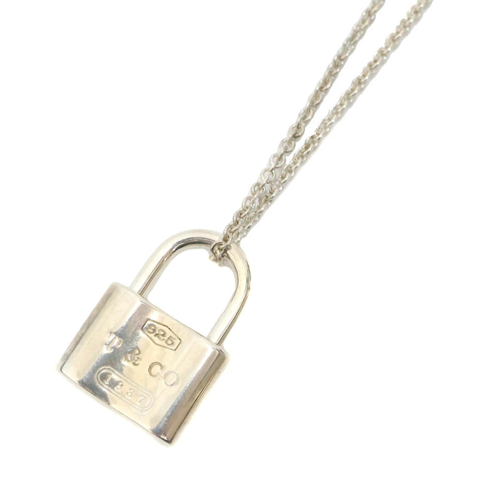 Tiffany Co Padlock Necklace Sterling Silver